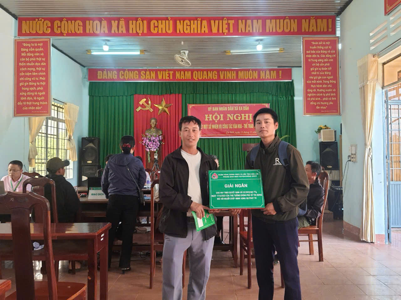 Phòng giao dịch Ngân hàng Chính sách xã hội huyện Krông Năng hoàn thành Tập huấn nghiệp vụ tín dụng chính sách xã hội năm 2025